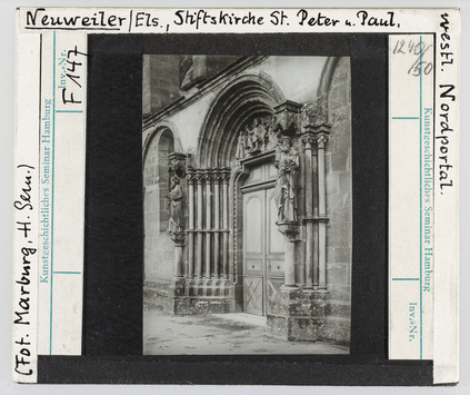 Vorschaubild Neuweiler (Elsaß): S. Peter- und Paulskirche, westl. Nordportal Diasammlung